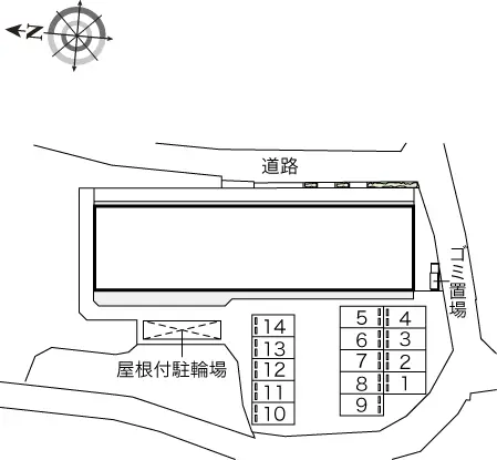 ★手数料０円★新潟市西区五十嵐二の町　月極駐車場（LP）